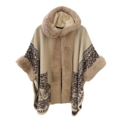 Poncho Navideño Piel